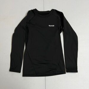 Youth Thermal Compression Shirt Fleece Lined Turtle Neck